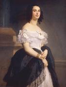 Portrait of Adele Hugo (1803-1868) unknow artist